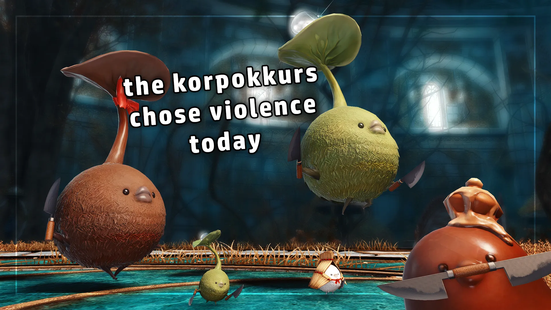 The korpokkurs chose violence today | Heliosphere